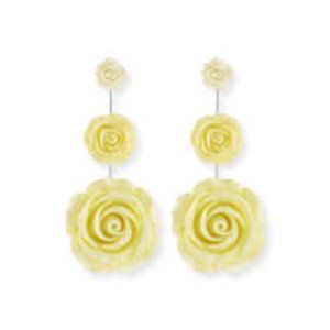 Dannijo Beck Earrings in Yellow